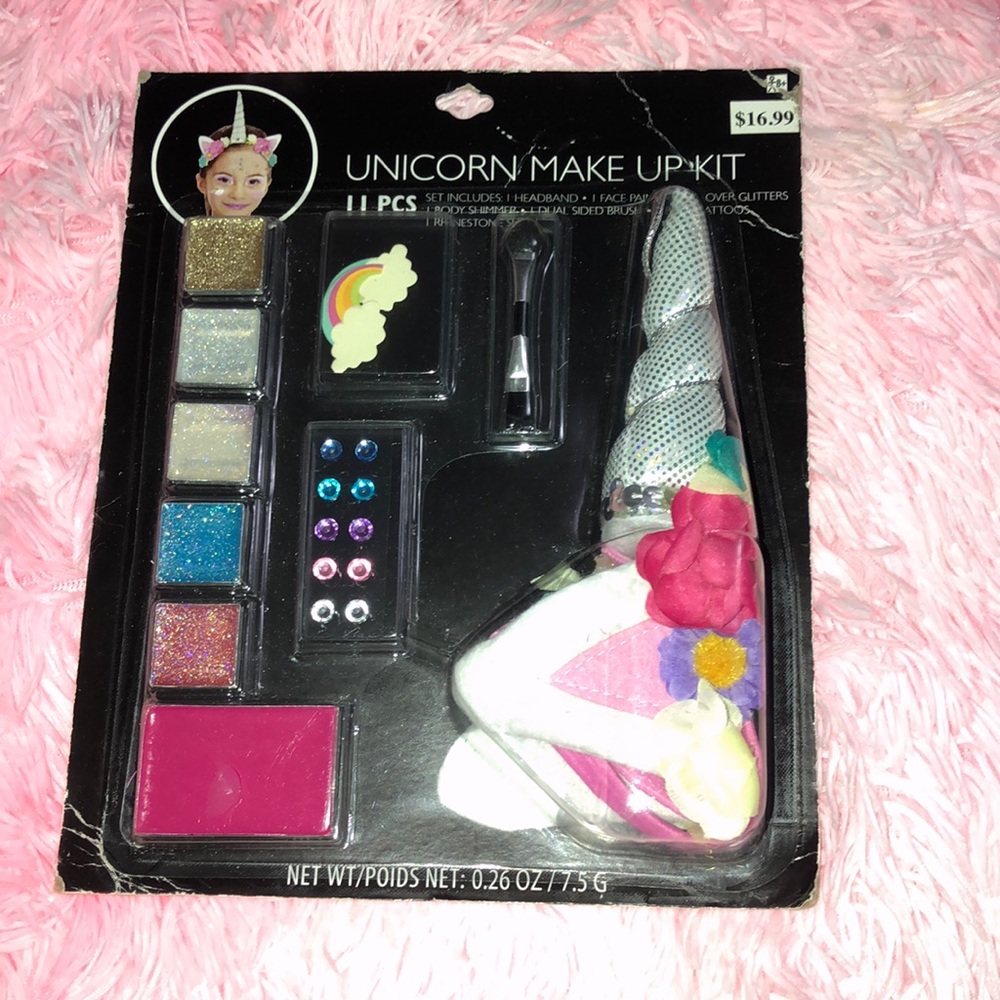 ⭐ Almar Kids Unicorn Makeup Kit 11 Pcs Girls Vanity Cosmetic Toy Set Gift NEW